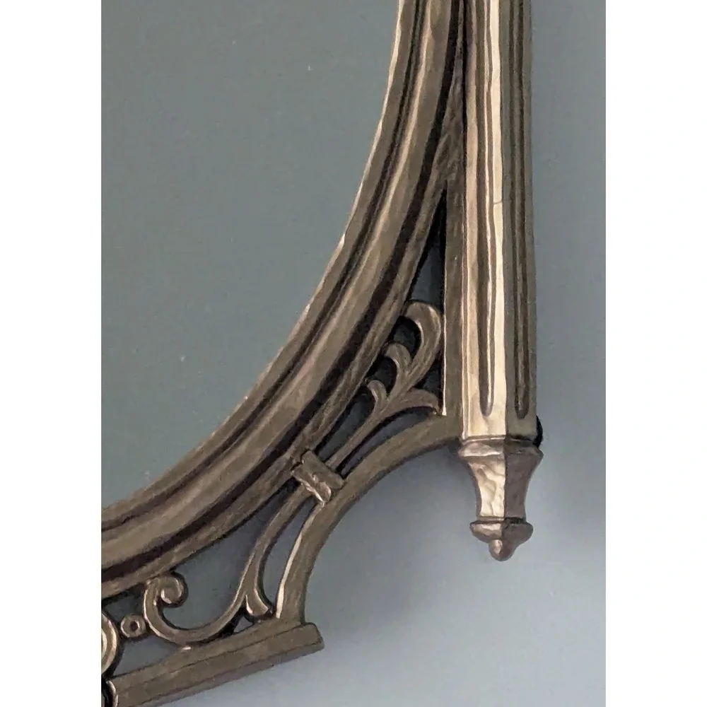 Vintage Syroco Gilted Mirror #5112 Hollywood Regency 1965 Scrolls & Floral Motif